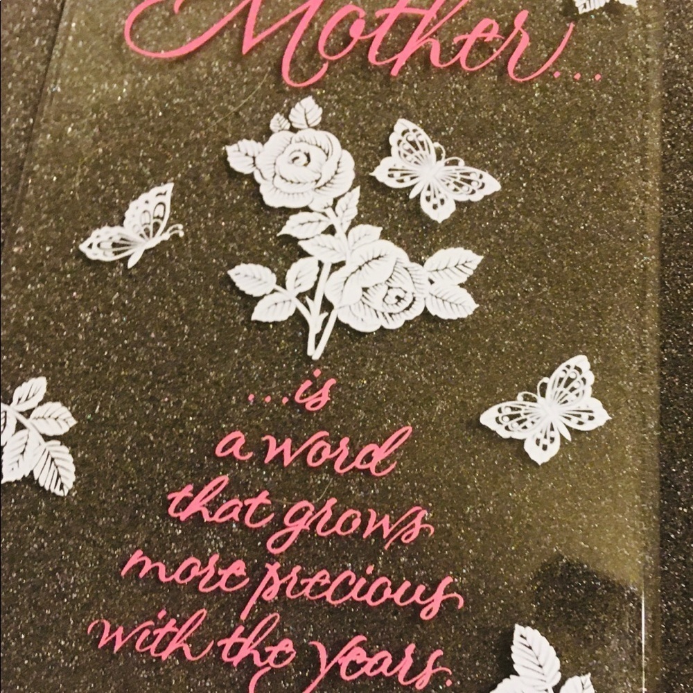 🥰🌺 Mother’s Day 💐💝 🎁💗 Glass Sentiment Plaque